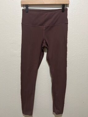 Prana Maroon Leggings Size Medium Yoga Athleisure Outdoor Hiking